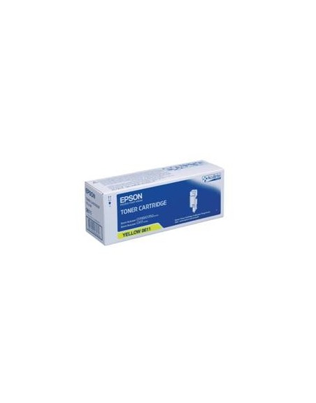 Toner tinta epson s050611 amarillo para aculaser 1400 páginas