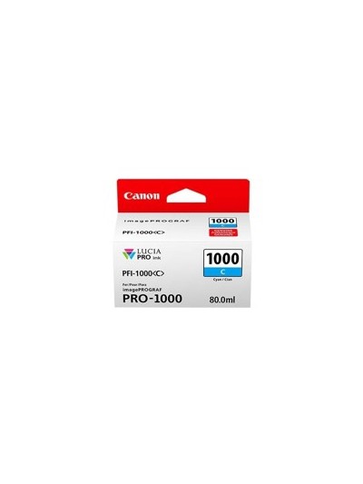Cartucho canon pfi - 1000 c cian pro - 1000