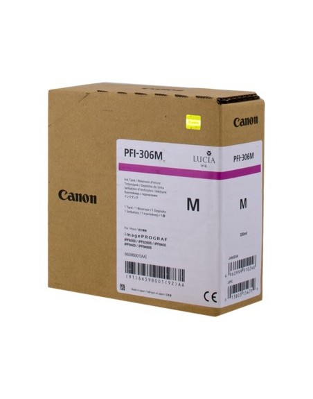 Cartucho canon pfi - 306m ipf8400se - ipf8300s - ipf8400s - ipf8300 - ipf8400 - ipf9400s - ipf9400
