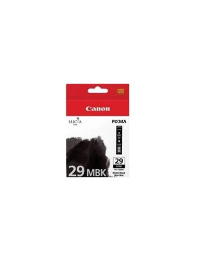Cartucho tinta canon pgi - 29mbk negro mate pixma pro 1