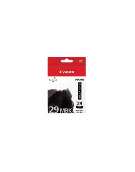 Cartucho tinta canon pgi - 29mbk negro mate pixma pro 1