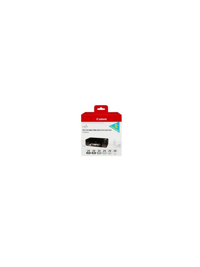 Multipack canon pgi - 29 mbk - pbk - dgy - gy - lgy - co Multipack canon pgi - 29 mbk - pbk - dgy - gy - lgy - co