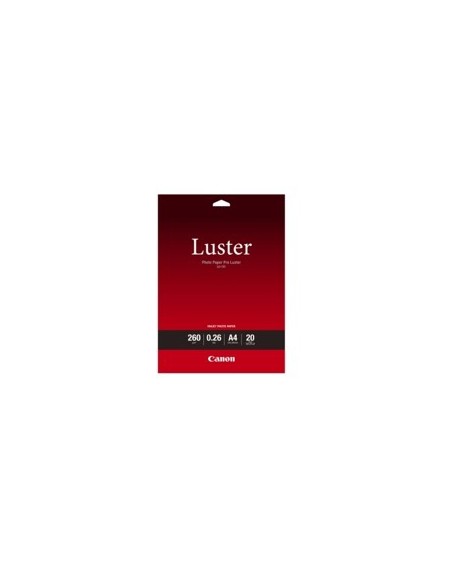 Papel fotografico canon lu - 101 a3 - 297x420mm - 260g - brillo - 20 hojas