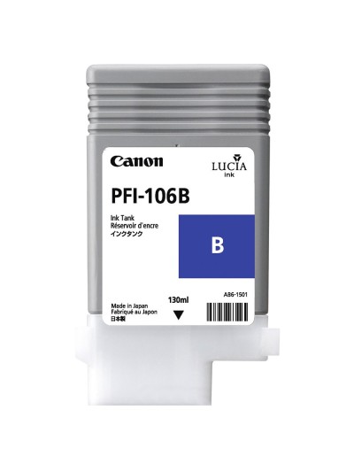 Cartucho canon pfi - 106b azul ipf6300 - ipf6350 - ipf6400 - ipf6450