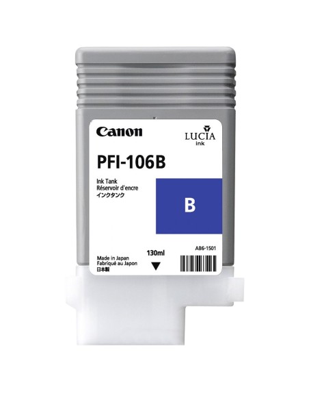 Cartucho canon pfi - 106b azul ipf6300 - ipf6350 - ipf6400 - ipf6450