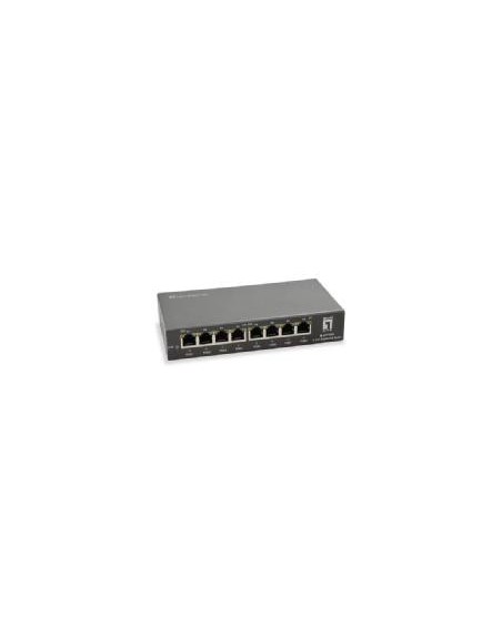 Switch level one 8 puertos 10 - 100 - 1000 poe 120w no gestion