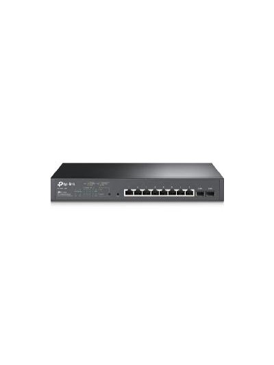 Switch 8 puertos 10 - 100 - 1000 poe 150w +2 sfp gestion l2+ tp - link