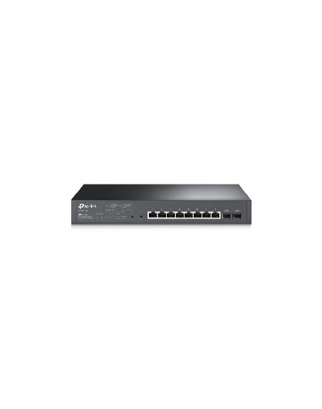Switch 8 puertos 10 - 100 - 1000 poe 150w +2 sfp gestion l2+ tp - link