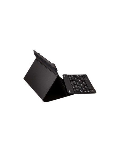 Funda universal gripcase silver ht para tablet 9 - 10 pulgadas + teclado bluetooth negro