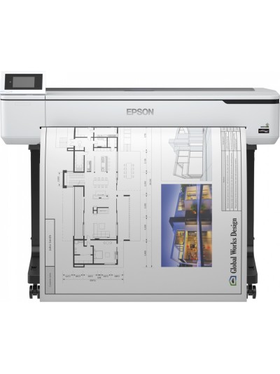 Plotter epson surecolor sc - t5100 a0 36 pulgadas - 2400ppp - 1gb - usb - red - wifi - wifi direct - pedestal