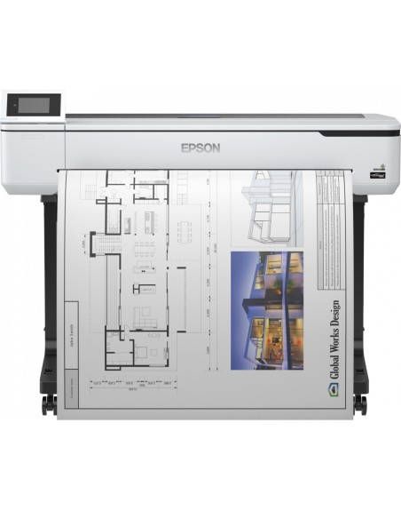 Plotter epson surecolor sc - t5100 a0 36 pulgadas - 2400ppp - 1gb - usb - red - wifi - wifi direct - pedestal
