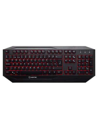 Teclado hiditec gaming gk200 retroiluminado membranas multimedia