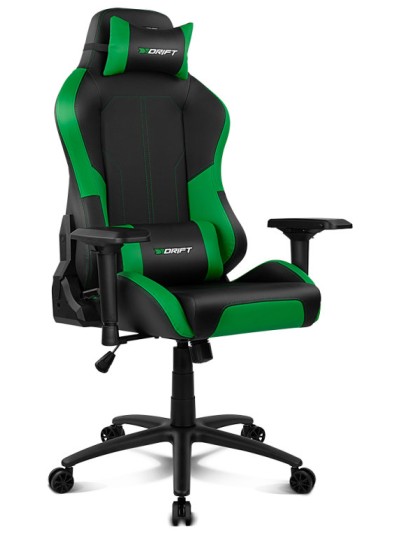 Silla gaming drift dr250 negro - verde