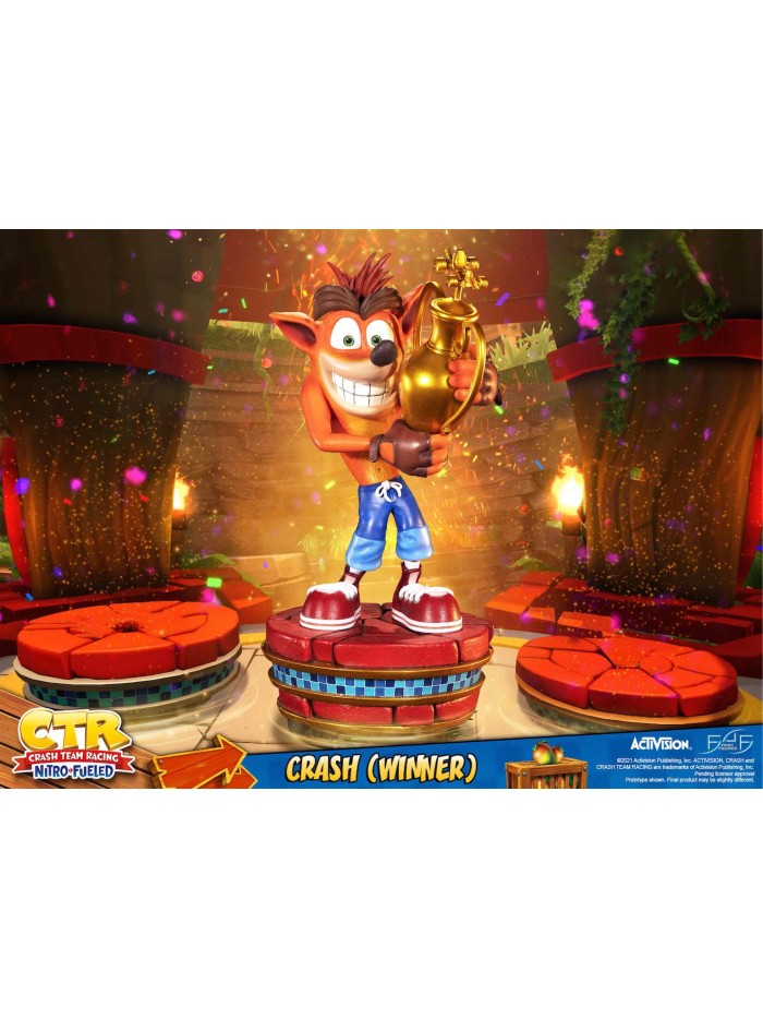 First 4 figures standard estatua 52 cm crash team racing nitro - fueled crash (winner) First 4 figures standard estatua 52 cm crash team racing nitro - fueled crash (winner)