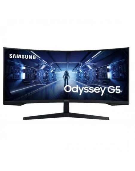 Monitor gaming led 34 pulgadas samsung odyssey g5 lc34g55twwpxen curvo - va - wqhd - dp - hdmi - 165hz - 1ms - vesa 75 x 75