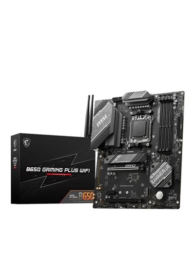 Placa base msi am5 b650 gaming plus wifi atx - 4x ddr5 - 4x sata 6gb - s - 4x usb 2.0 - 2x usb 3.2 - 1x usb tipo c