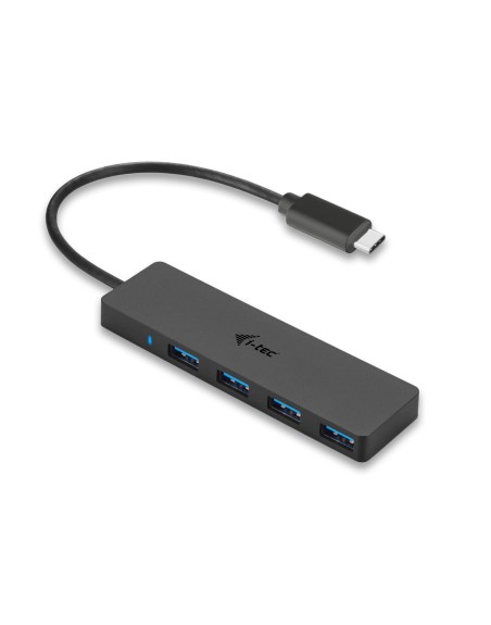 Hub i - tec usb - c delgado con 4 puertos usb 3.0 con cable integrado 20cm