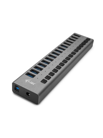 Hub i - tec usb 3.0 de carga con 16 puertos usb 3.0 y adaptador de alimentacion 90w