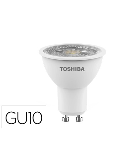 Bombilla led toshiba gu10 5.5w 3000k luz calida