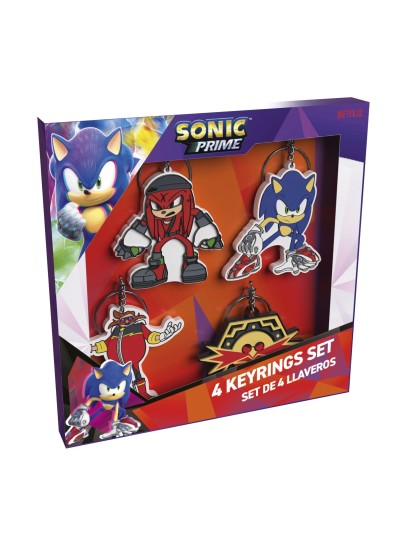 Set llaveros cyp brands sonic prime 4 llaveros