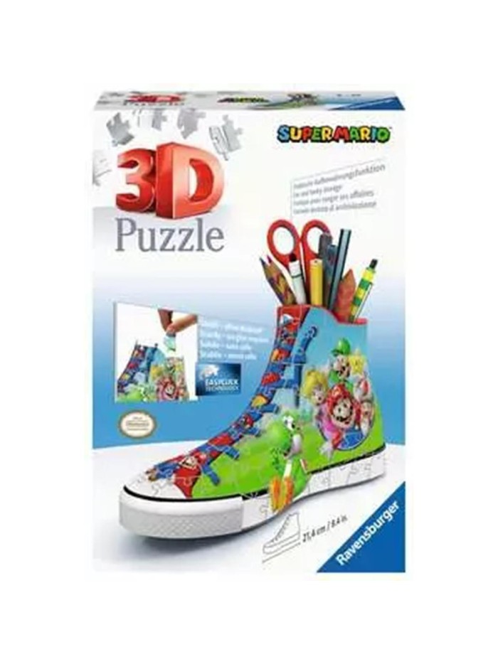Puzzle 3d ravensburger sneaker - super mario Puzzle 3d ravensburger sneaker - super mario