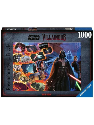 Puzzle ravensburger star wars villainous: darth vader 1000 piezas