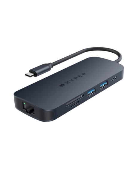 Hub hyper drive ecosmart gen.2 universal usb - c® 8 - in - 1 140 w pd3.1