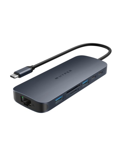Hub hyper drive ecosmart gen.2 dual hdmi usb - c 11 - in - 1 140 w pd3.1