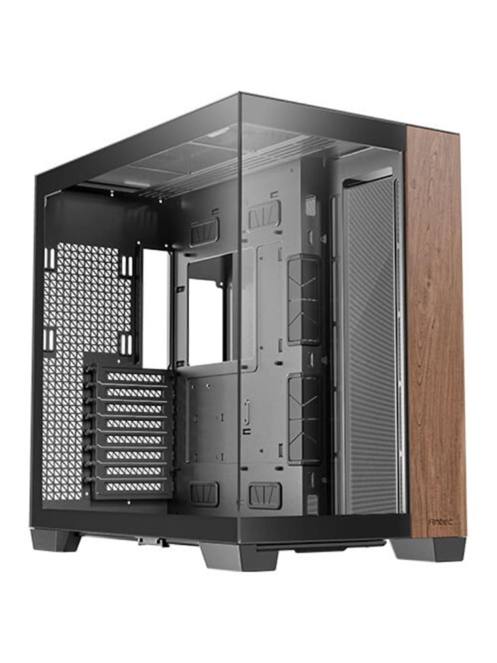 Caja ordenador gaming antec fishtank c8 wood e - atx cristal templado negro Caja ordenador gaming antec fishtank c8 wood e - atx cristal templado negro