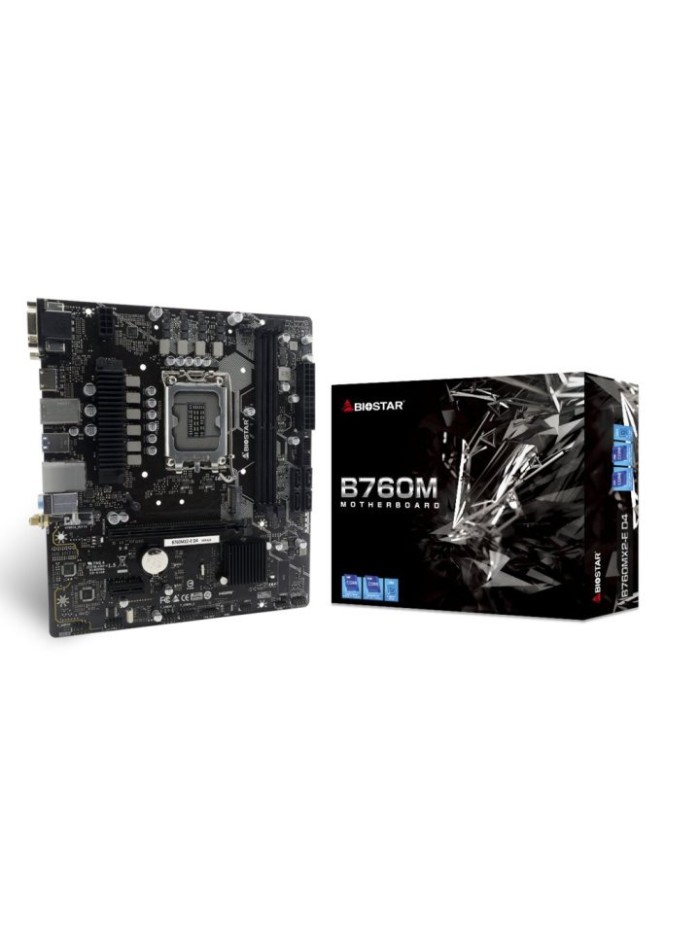 Placa base biostar b760mx2 - e d4 m - atx lga 1700 wifi Placa base biostar b760mx2 - e d4 m - atx lga 1700 wifi