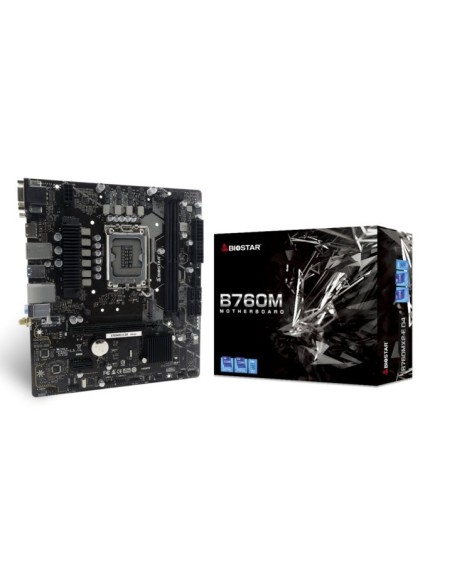 Placa base biostar b760mx2 - e d4 m - atx lga 1700 wifi