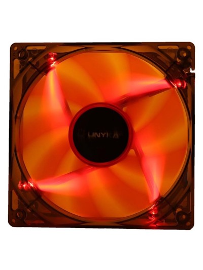 Ventilador cpu unykach 51792 led roja 120mm