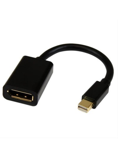 Adaptador mini displayport a displayport startech.com 0.15m - macho - hembra - negro