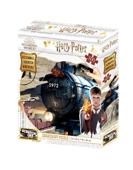 Puzzle para rascar harry potter hogwarts express 500 piezas
