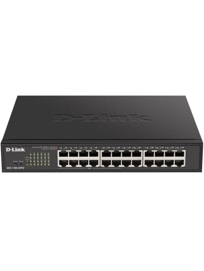 Switch d - link 24 puertos 10 - 100 - 1000 gestionable poe 12puertos
