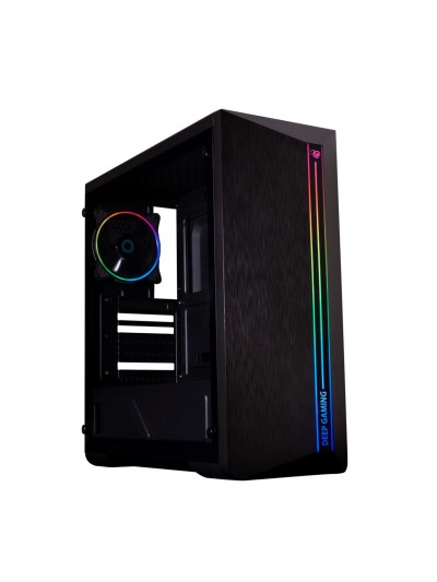 Caja ordenador gaming deep gaming dgc200 rgb atx usb 3.0 sin fuente