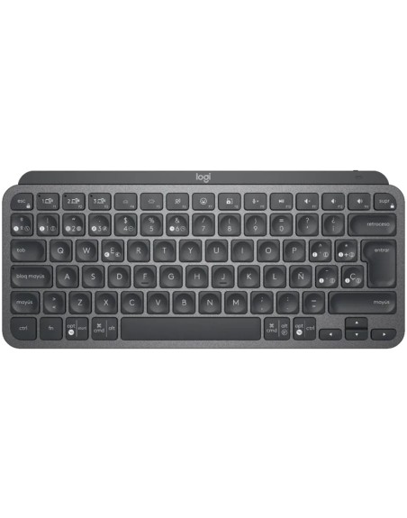 Teclado logitech mx keys mini grafito wireless inalambrico qwerty español