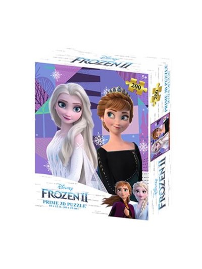 Puzzle lenticular prime 3d disney frozen elsa anna y olaf 200 piezas