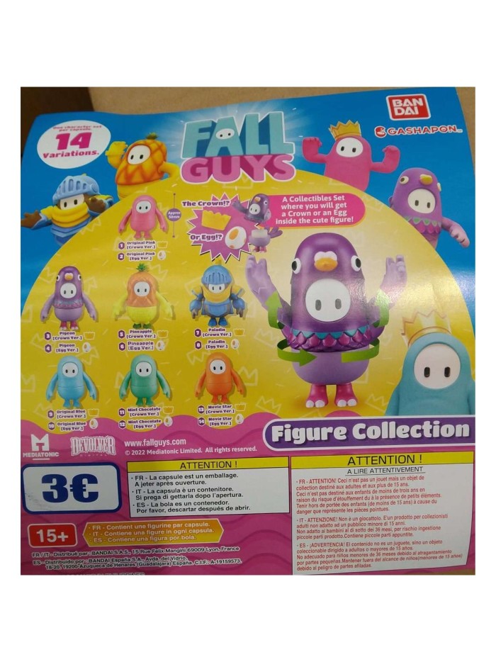 Set gashapon figuras bandai lote 50 articulos fall guys 14 variaciones crown edition Set gashapon figuras bandai lote 50 articulos fall guys 14 variaciones crown edition