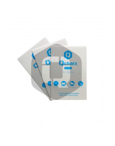 Laminas de proteccion frontales qcharx hidrogel antiblue qx1 25 unidades