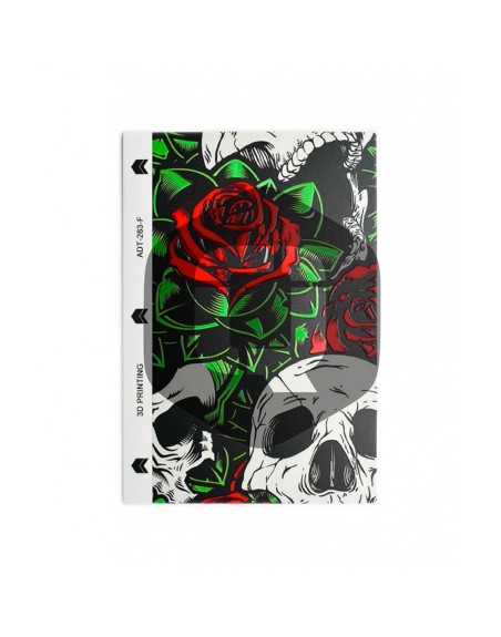 Lamina trasera de personalizacion qcharx calaveras 1