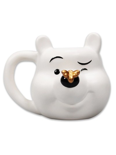 Taza 3d half moon bay winnie the pooh abeja dorada 550ml