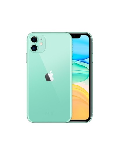 Telefono movil smartphone reware apple iphone 11 64gb green 6.1 pulgadas - reacondicionado - refurbish - grado a+