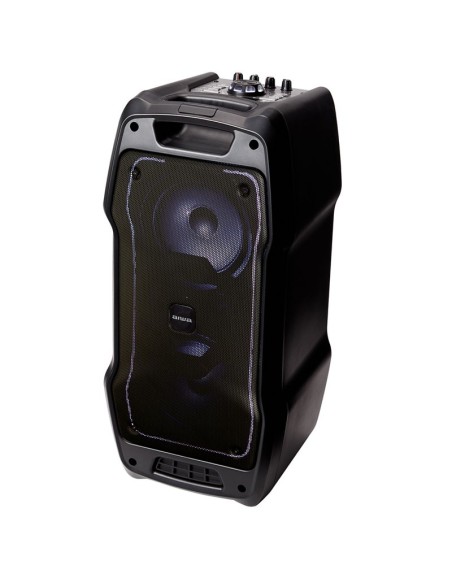 Altavoz trolley aiwa kbtus - 400 50w rms con karaoke karaoke 1 micro inalambrico 1 micro con cable