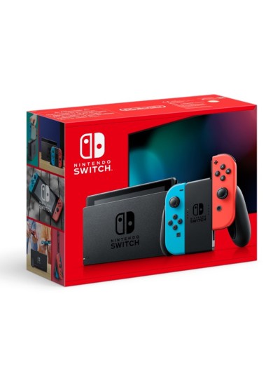 Consola nintendo switch azul neon - rojo neon v2 ( packaging nuevo )