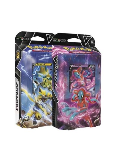 Juego de cartas pokemon tcg baraja de combate 8 unidades español