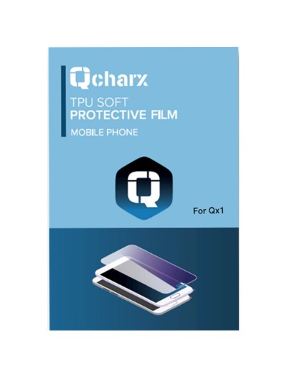 Lamina qcharx trasera de proteccion personalizacion pack de 10 ud para qx1