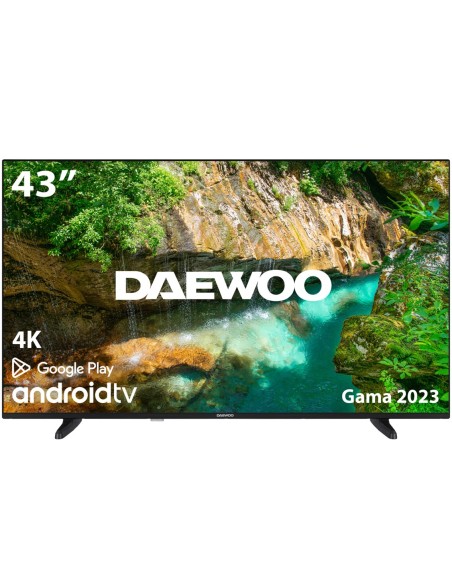 Tv daewoo 43 pulgadas led 4k uhd - 43dm62ua - android smart tv - wifi - hdr - hdmi - usb - bluetooth - tdt 2 - satelite