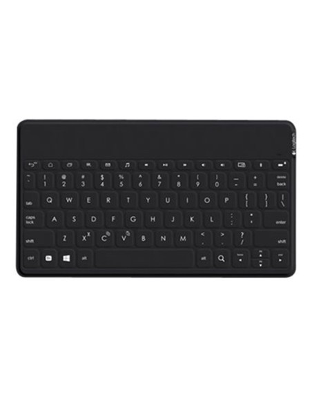 Teclado logitech keys to go wireless inalambrico para iphone ipad y apple tv negro