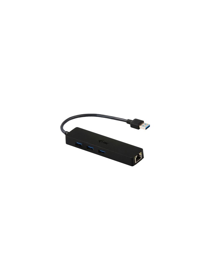 Hub i - tec usb 3.0 delgado con 3 puertos usb 3.0 y ethernet glan rj - 45 Hub i - tec usb 3.0 delgado con 3 puertos usb 3.0 y ethernet glan rj - 45